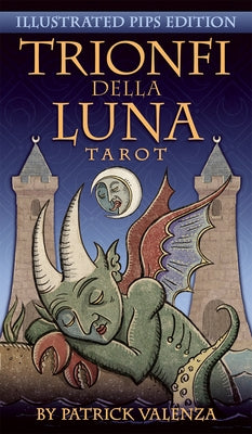 Trionfi Della Luna Tarot: Fully Illustrated 78-Card Tarot Deck Inspired by Marseilles Style Tarot, Includes 68-Page Booklet of Card Meanings, Packaged by Valenza, Patrick