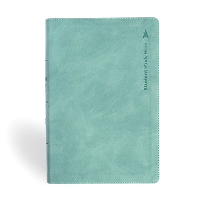 CSB Student Study Bible, Earthen Teal Suedesoft Leathertouch by Csb Bibles by Holman