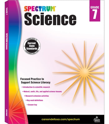 Spectrum Science, Grade 7: Volume 59 by Spectrum