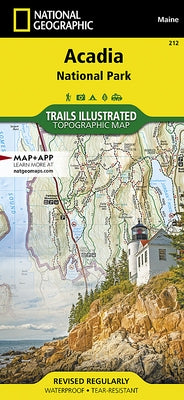 Acadia National Park Map by National Geographic Maps