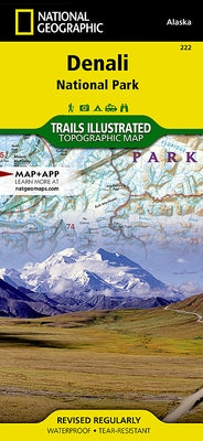 Denali National Park and Preserve Map by National Geographic Maps