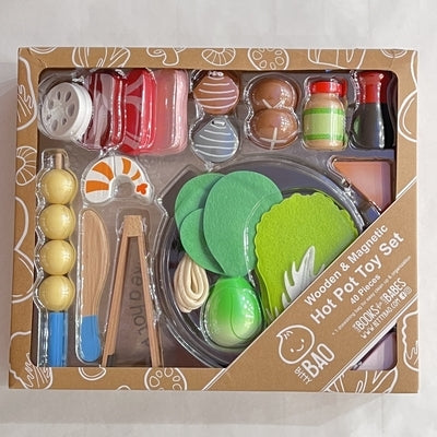 Wooden and Magnetic Hot Pot Toy Set by Benard, Lacey