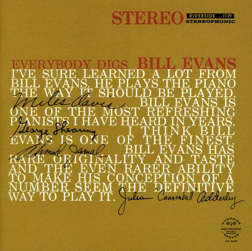 Bill Evans - Everybody Digs Bill Evans: Keepnews Collection (CD)