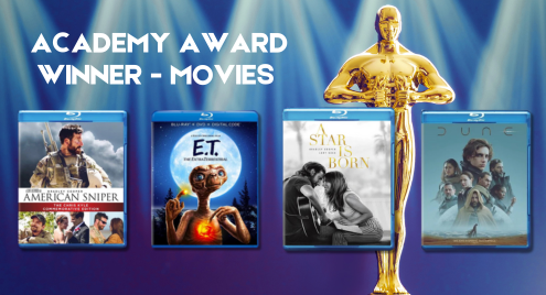 Academy Award-winning films available on Blu-ray