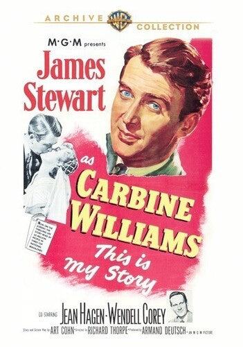 Carbine Williams DVD by Alliance Entertainment featuring a biographical drama cover design