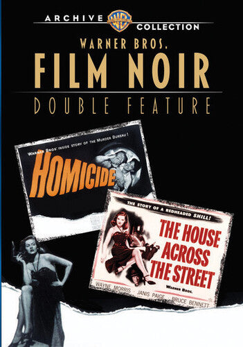 Warner Bros. Film Noir Double Feature: Homicide / The House Across the Street (DVD)