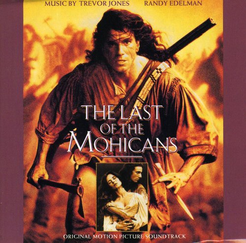 CD of Randy Edelman's The Last of the Mohicans Original Soundtrack, featuring colorful artwork and Alliance Entertainment br