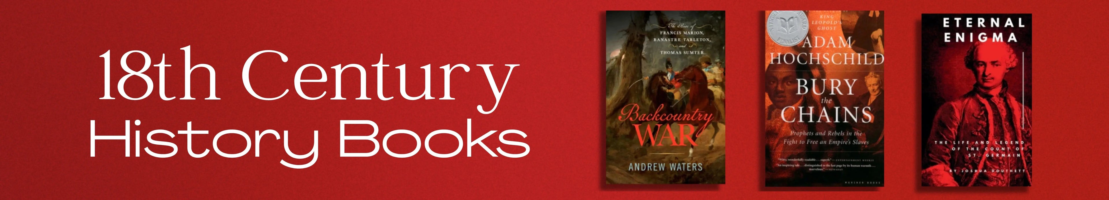 Collection of books about the 18th century history