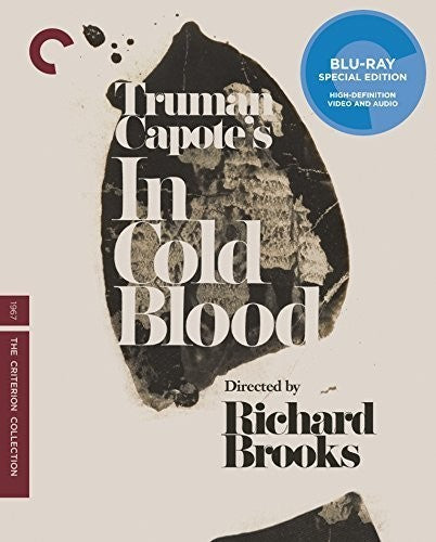 Criterion Collection Blu-ray of In Cold Blood by Alliance Entertainment, featuring a striking cover design.