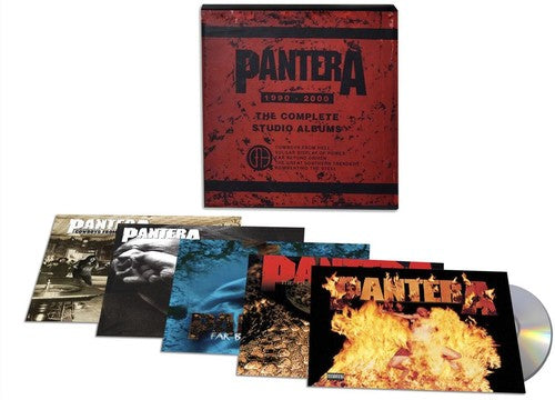 Pantera Complete Studio Albums 1990-2000 CD set by Alliance Entertainment in a sleek design