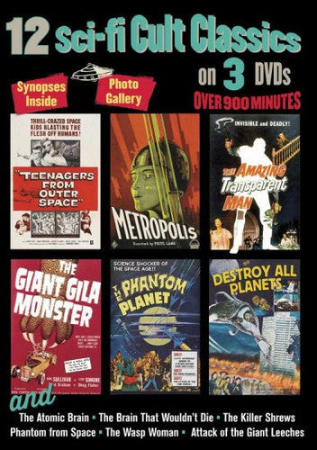 12 Sci-Fi Cult Classics (DVD)