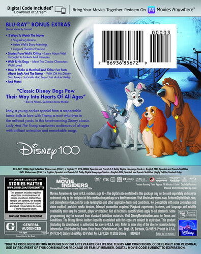 Lady and the Tramp (The Walt Disney Signature Collection) (Blu-ray)