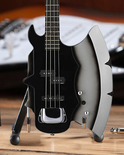 Kiss Gene Simmons Signature Axe Mini Bass Guitar Replica Collectible