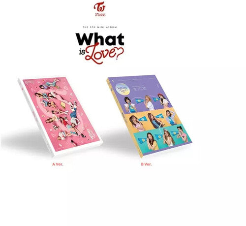 Twice - What Is Love? - Random Cover - incl. Photobook, Photocards, Scratch Photocard, Postcard, Lyrics Book + Sticker (CD)