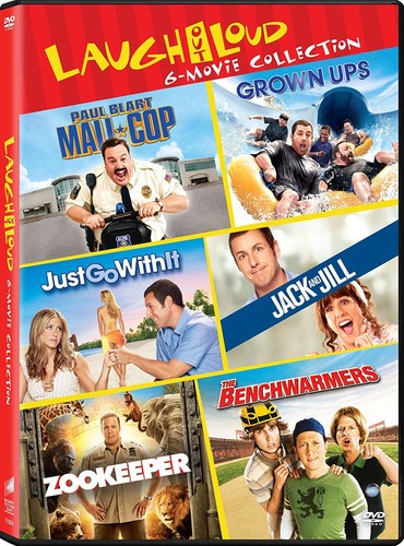 Benchwarmers / Zookeeper / Grown Ups (2010) / Paulblart: Mall Cop / Jack AndJill / Just Go With It (DVD)