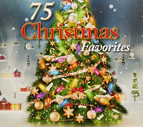 Various Artists - 75 Christmas Favorites CD by Alliance Entertainment with festive artwork