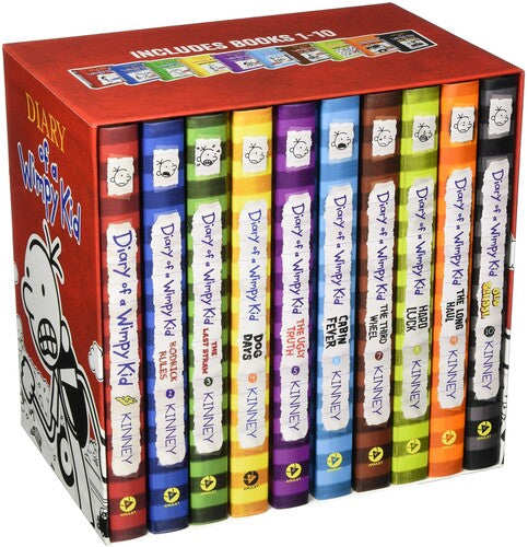 Diary of a Wimpy Kid Box of Books, Books 1-10