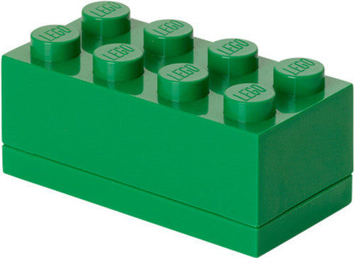 LEGO Mini Box With 8 Knobs, in Dark Green