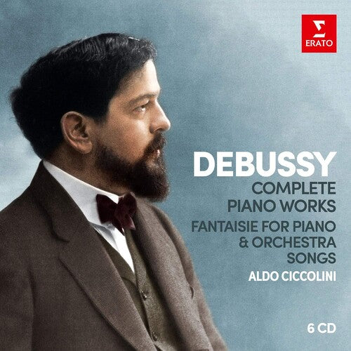 Aldo Ciccolini - Debussy: Complete Piano Works; Fantaisie for piano & orchestra, Songs (CD)