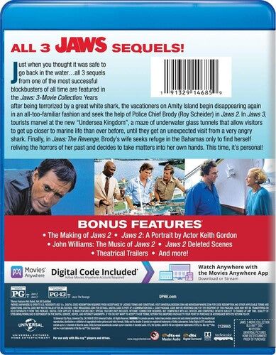 Jaws: 3-Movie Collection (Blu-ray)