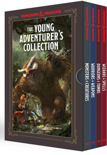 The Young Adventurer's Collection: Monsters & Creatures, Warriors &Weapons, Dungeons & Tombs, and Wizards & Spells 4-Book Boxed Set(Dungeons & Dragons, D&D)