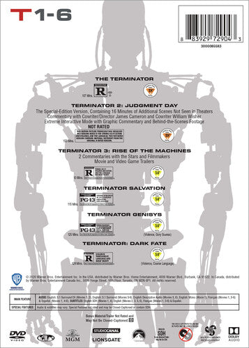 The Terminator: 6-Film Collection (DVD)