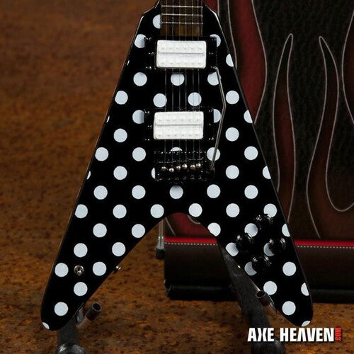 Randy Rhoads Harpoon Polka Dot V Mini Guitar Replica Collectible