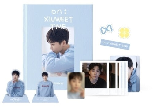 On: Xiuweet Time Photo Story Book (80pgs, incl. Photostand, 5pc Luggage Sticker Set, 5pc Polaroid Photo Set, Photocard Sleeve + Photocard)