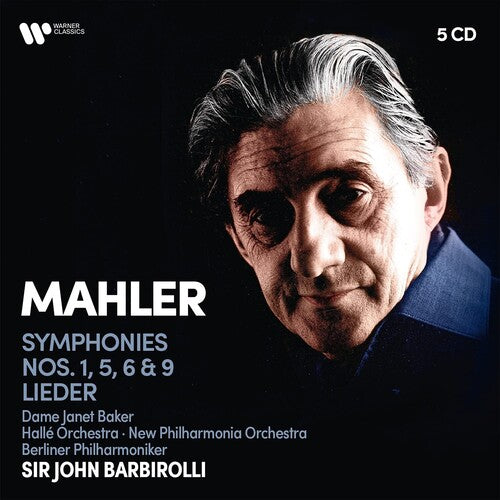 Sir John Barbiroli - Mahler: Symphonies Nos. 1, 5, 6, 9, Lieder (CD)