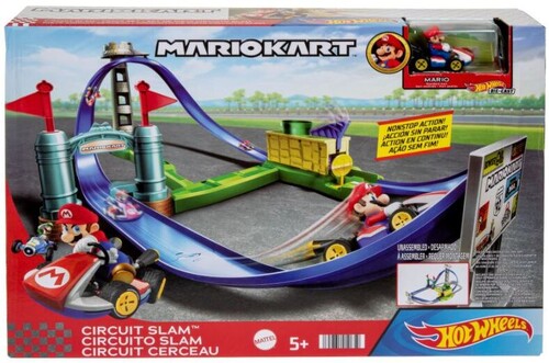 Mattel - Hot Wheels Mario Kart Circuit Slam Playset (Nintendo)