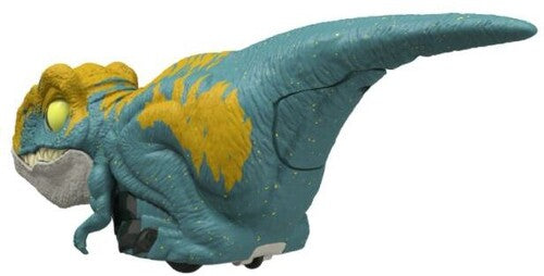 Mattel - Jurassic World Dominion Uncaged Click Tracker Velociraptor, Blue