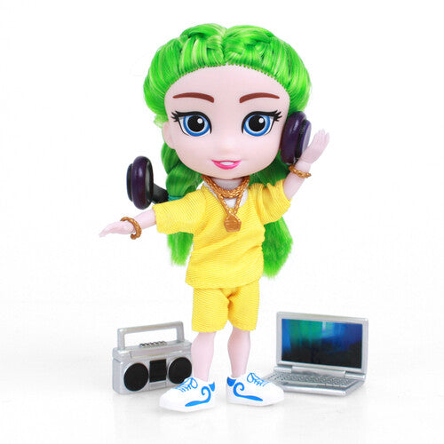 Loyal Subjects - For Keeps - Ella Girl with Cupcake Keepsake Lime Hair 5" Action Figure (Net)