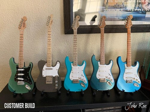 Fender Stratocaster Build Your Own Miniature Guitar Replica Collectible Model Kit