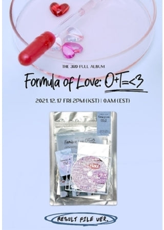 TWICE - Formula Of Love: O+T=<3 (Result File Version) (incl. Photobook, Photocard, Twind Photo + Poster) (CD)