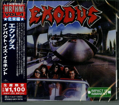Exodus 'Impact Is Imminent' CD from Alliance Entertainment in a colorful jewel case