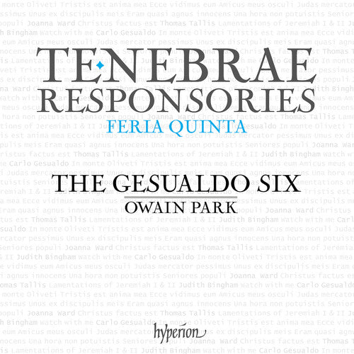 The Gesualdo Six - Gesualdo: Tenebrae Responsories for Maundy Thursday (CD)