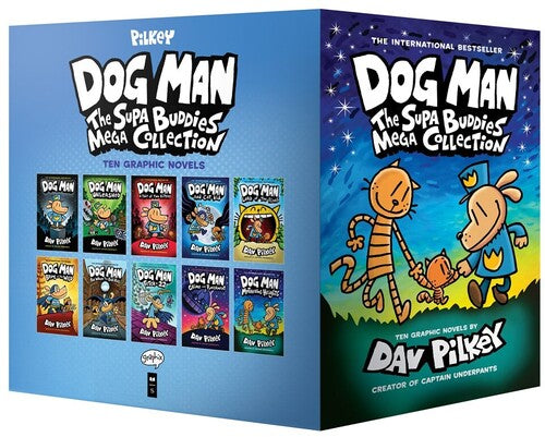 Dog Man: The Supa Buddies Mega Collection: From the Creator of Captain Underpants: Dog Man 1-10 Box Set