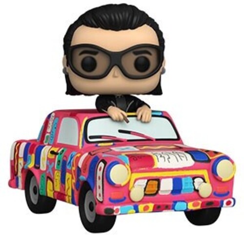 FUNKO POP! RIDE SUPER DELUXE: U2 - Bono with Achtung Baby Car