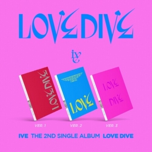 Ive - Love Dive (Random Cover) (incl. 96pg Photobook, Photocard + Heart Hologram Card) (CD)