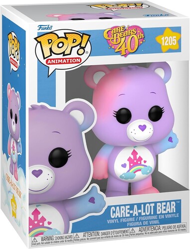 FUNKO POP! ANIMATION: Care Bears - Care-a-Lot Bear, 40th Anniversary (Styles May Vary)