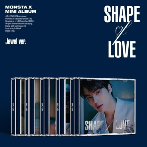 Monsta X - Shape Of Love - Jewel Version - incl. 16pg Photobook, Photocard + Mini-Poster (CD)