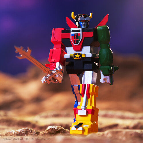 Super7 - Voltron ReAction Figure - Voltron [recolor variant on Shogun style Card]