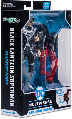 DC Multiverse - Blackest Night - 7" Black Lantern Superman Build-A Action Figure