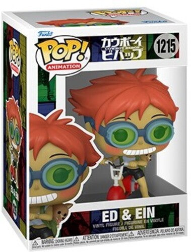 FUNKO POP! ANIME: Cowboy Bebop - Edward on Scooter with Ein