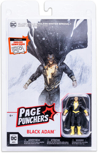 DC Direct - Endless Winter - Page Punchers - 3" Black Adam Figure with Comic