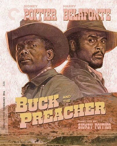 Blu-ray edition of Buck and the Preacher, Criterion Collection by Alliance Entertainment, featuring original artwork.
