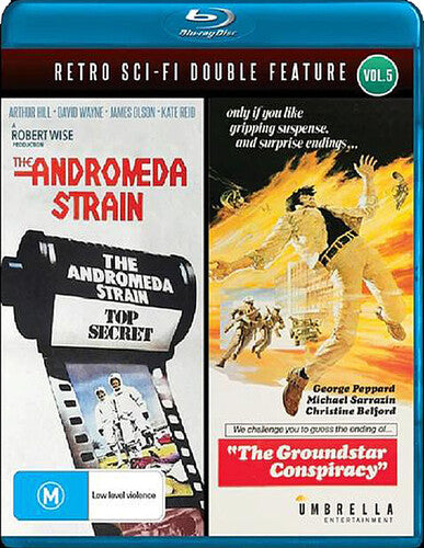 The Andromeda Strain / The Groundstar Conspiracy (Retro Sci-Fi Double Feature Volume 5) (Blu-ray)