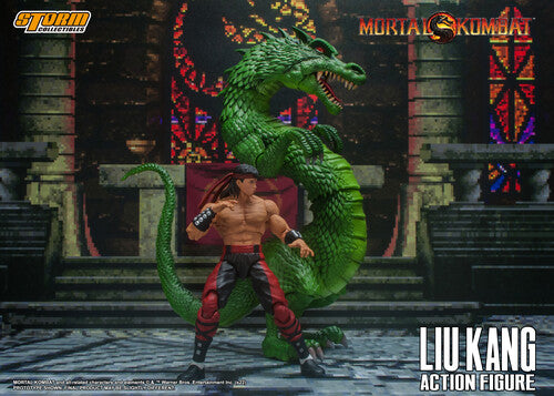 Storm Collectibles - Mortal Kombat - 1/12 Liu Kang Action Figure with Dragon