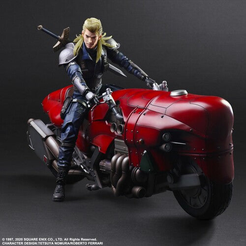 Square Enix - Final Fantasy VII Remake - Play Arts Kai - Roche W/Motorcycle Action Figure