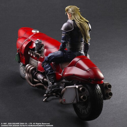 Square Enix - Final Fantasy VII Remake - Play Arts Kai - Roche W/Motorcycle Action Figure